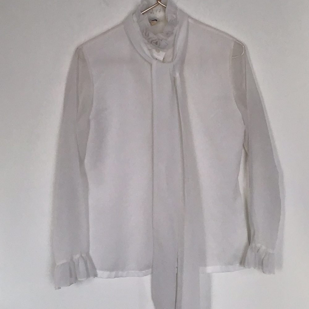 Vintage Mardi modes women’s blouse with tie size M
